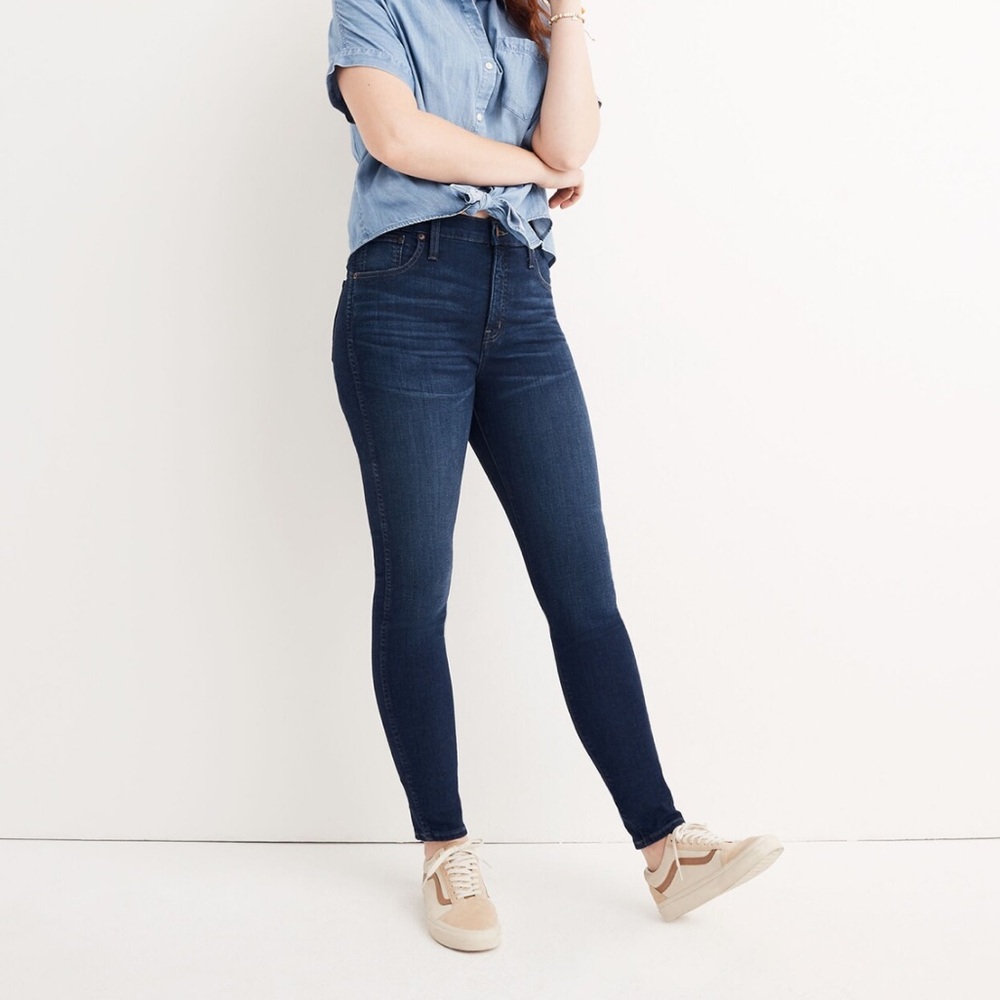Madewell 10" High-Rise Skinny Jeans in Hayes Wash size 29